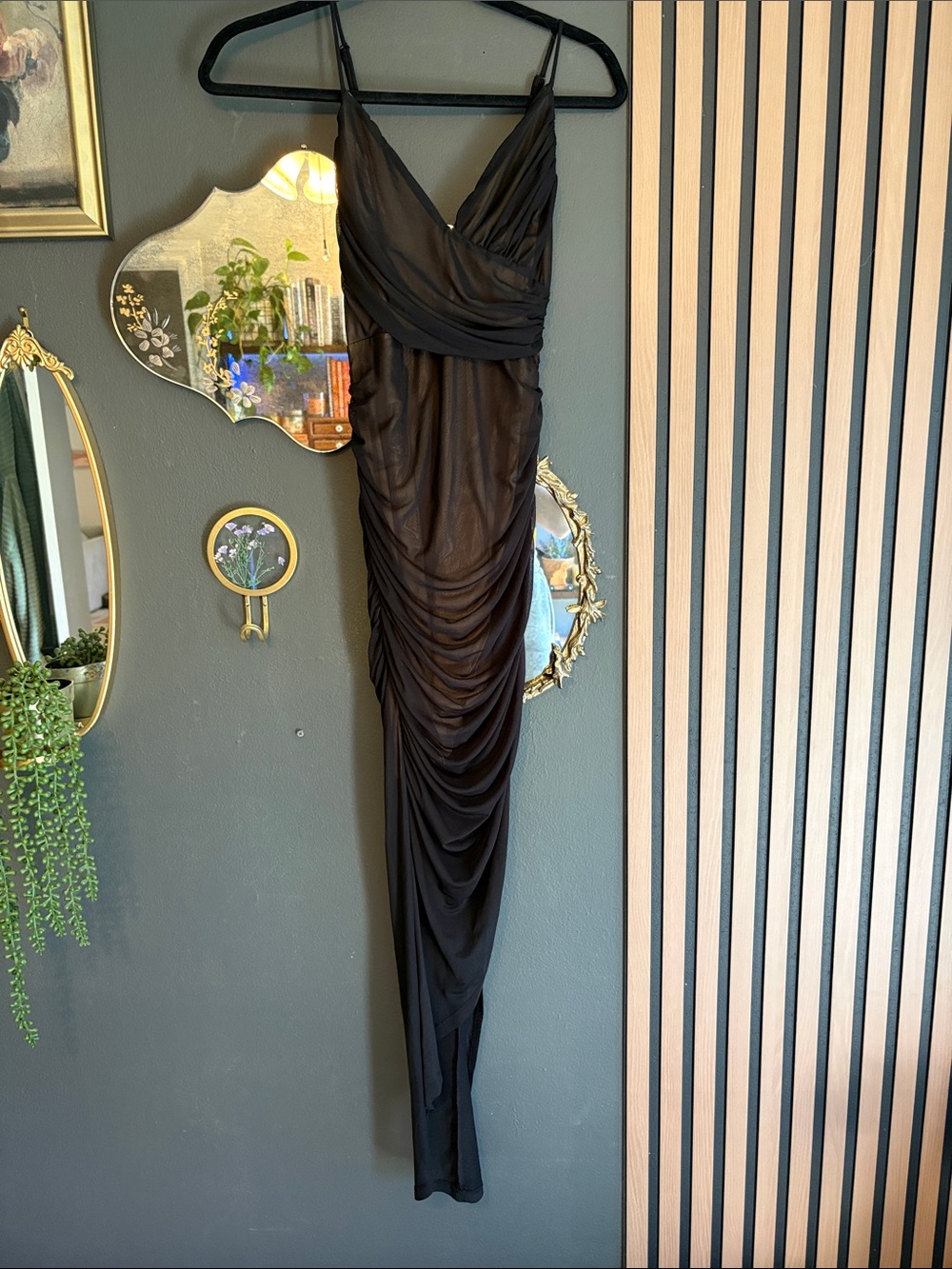 Hello Molly Star Moment Midi Dress Black